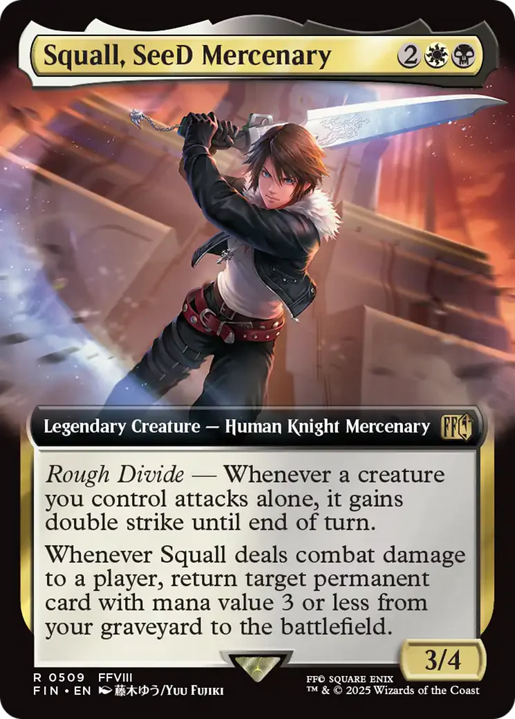 Squall, SeeD Mercenary (FIN-509) - FINAL FANTASY - Magic The Gathering