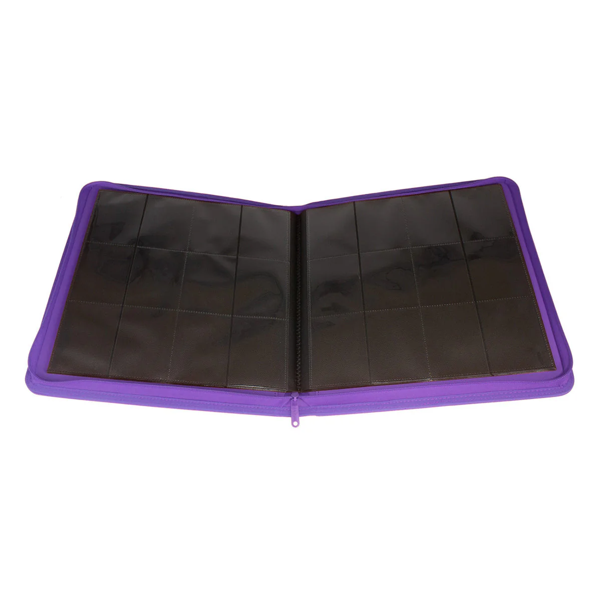 STEALTH 12 Pocket Zip Trading Card Binder - PURPLE - Image 3