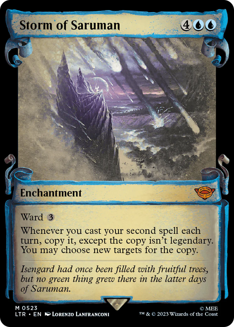 FOIL Storm of Saruman (Showcase Scrolls) (LTR-523) - The Lord of the Rings: Tales of Middle-earth - Magic The Gathering