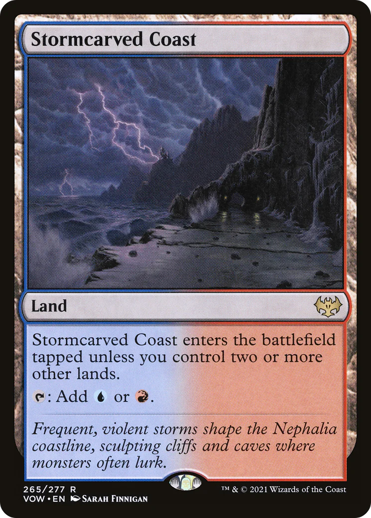 Stormcarved Coast (VOW-265) - Innistrad: Crimson Vow - Magic The Gathering