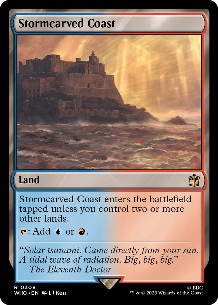 Stormcarved Coast (WHO-308) - Doctor Who - Magic The Gathering