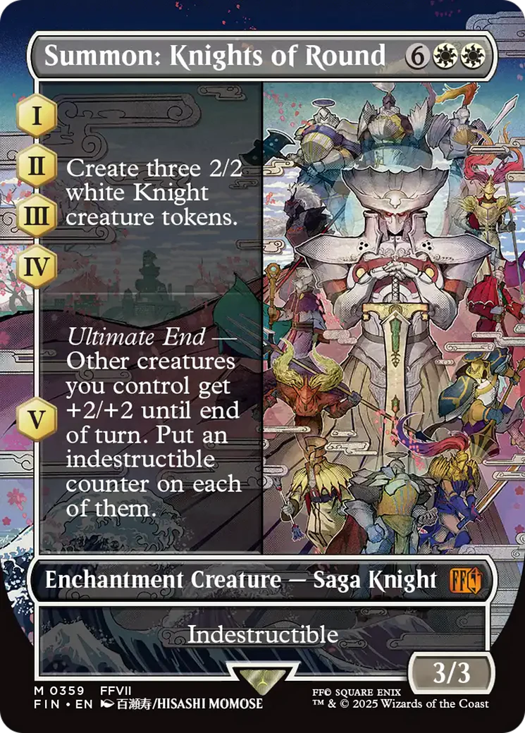 Summon: Knights of Round (FIN-359) - FINAL FANTASY - Magic The Gathering