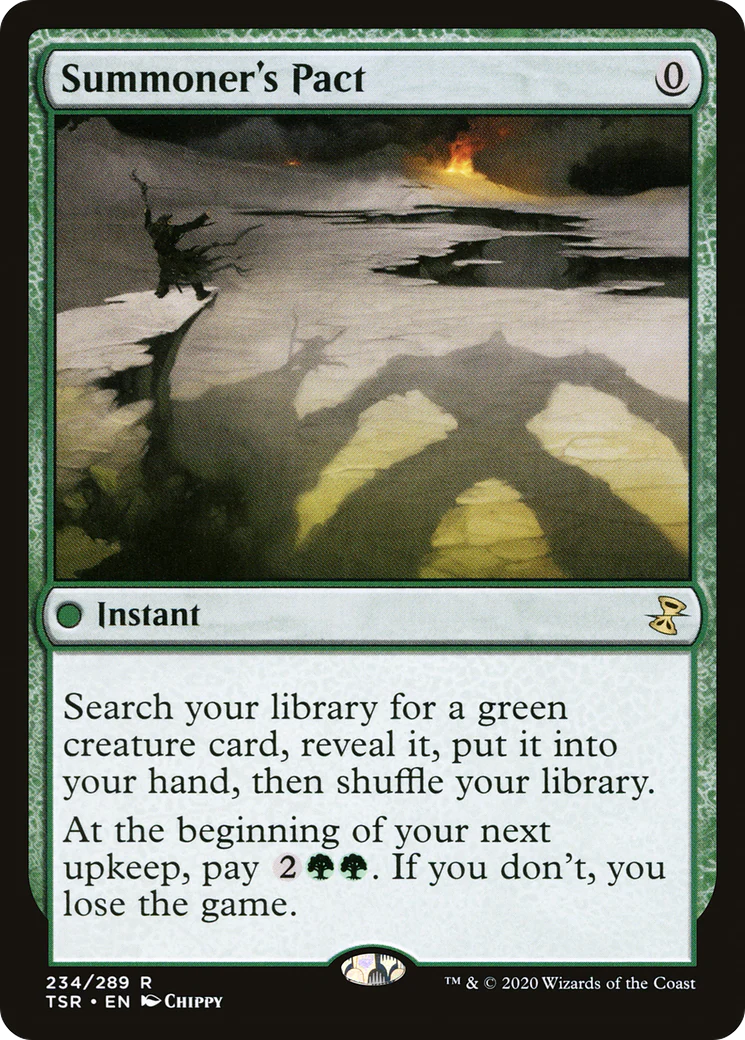 FOIL Summoner's Pact (TSR-234) - Time Spiral Remastered - Magic The Gathering