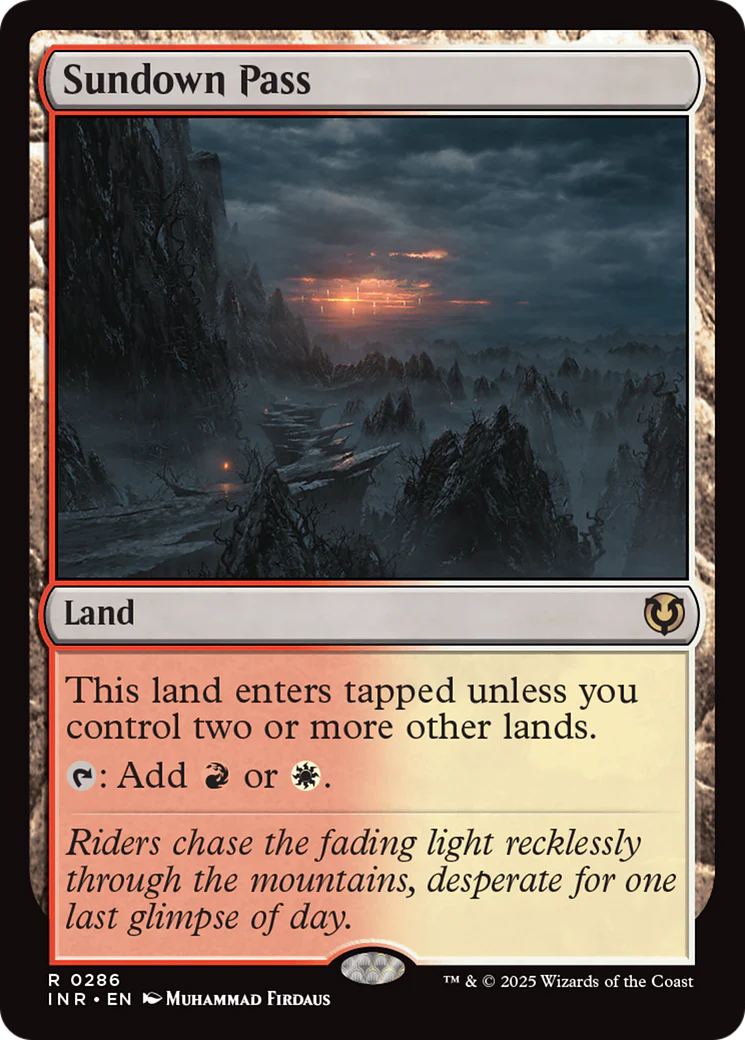 Sundown Pass (INR-286) - Innistrad Remastered - Magic The Gathering