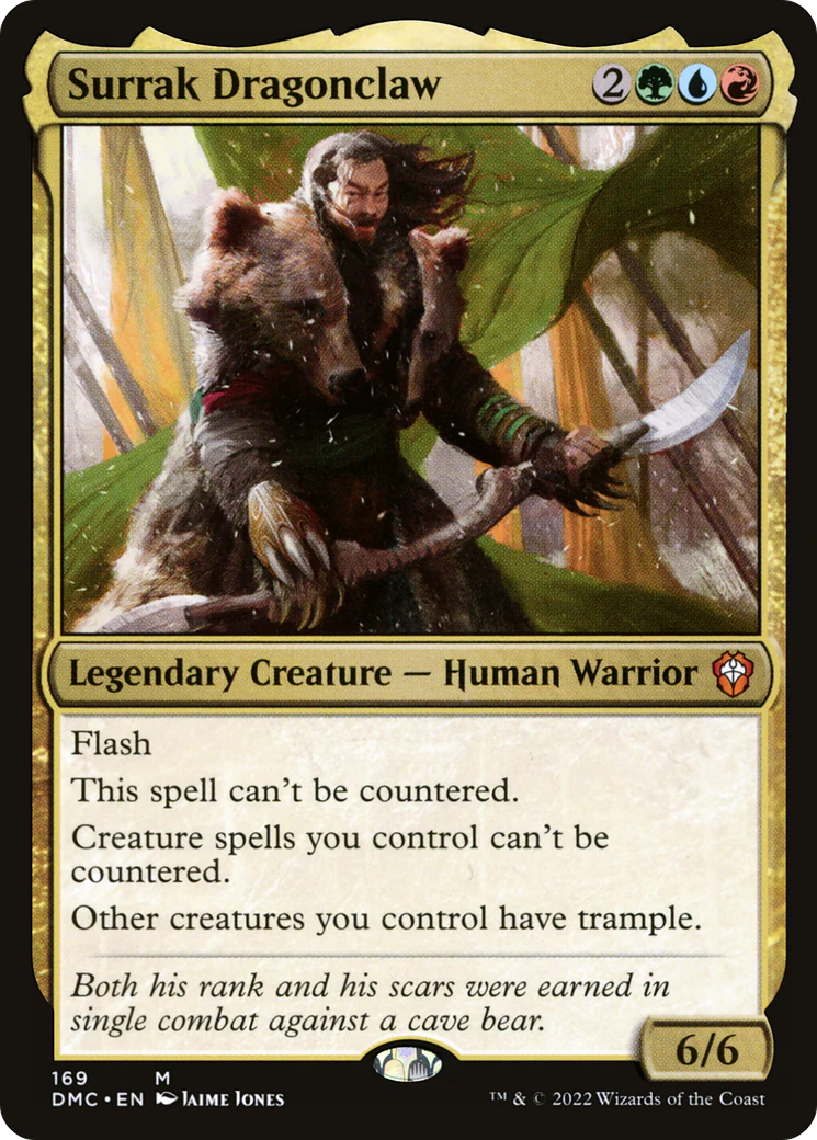 Surrak Dragonclaw (DMC-169) - Dominaria United Commander - Magic The Gathering