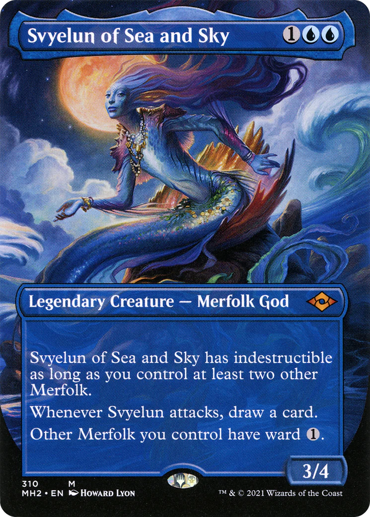 Svyelun of Sea and Sky (Borderless) (MH2-310) - Modern Horizons 2 - Magic The Gathering