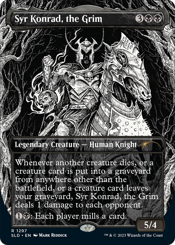 FOIL Syr Konrad, the Grim (SLD-1297) - Secret Lair Drop - Magic The Gathering