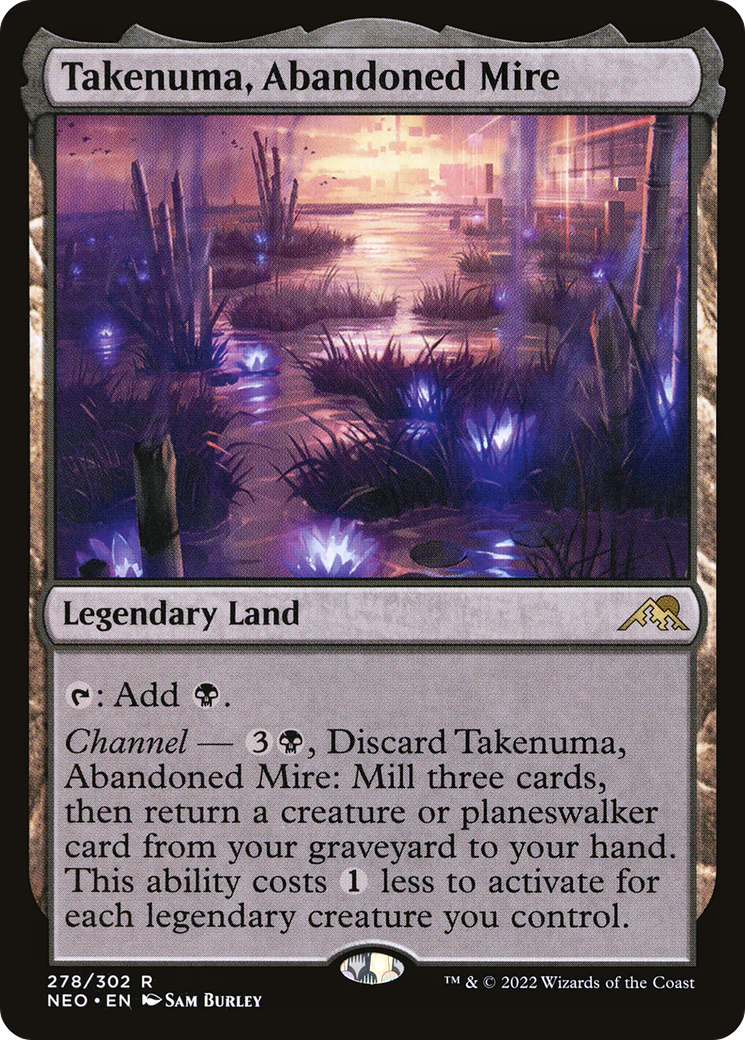 Takenuma, Abandoned Mire (NEO-278) - Kamigawa: Neon Dynasty - Magic The Gathering