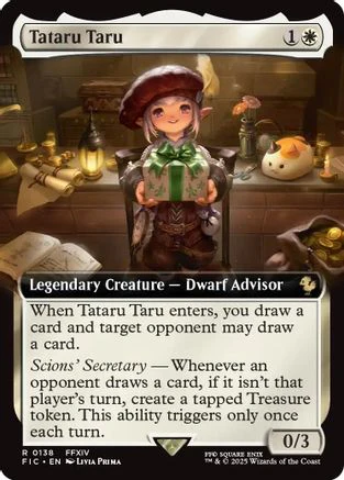 Tataru Taru (Extended Art) (FIC-138) - Commander: FINAL FANTASY - Magic The Gathering