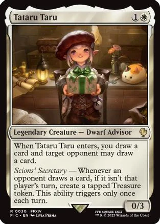 Tataru Taru (FIC-030) - Commander: FINAL FANTASY - Magic The Gathering