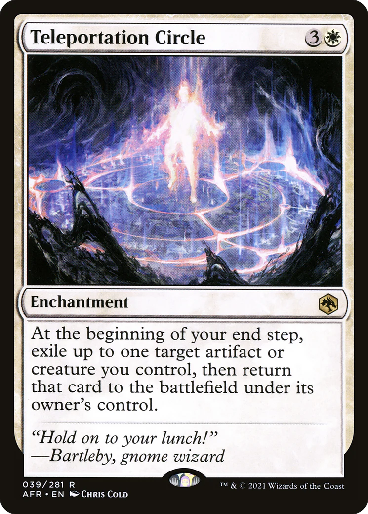 FOIL Teleportation Circle (AFR-039) - Adventures in the Forgotten Realms - Magic The Gathering
