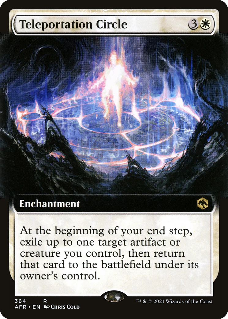 FOIL Teleportation Circle (Extended Art) (AFR-364) - Adventures in the Forgotten Realms - Magic The Gathering