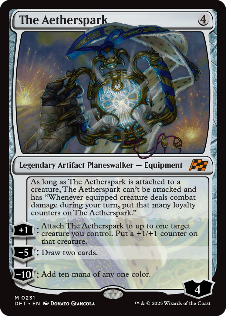FOIL The Aetherspark (DFT-231) - Aetherdrift - Magic The Gathering