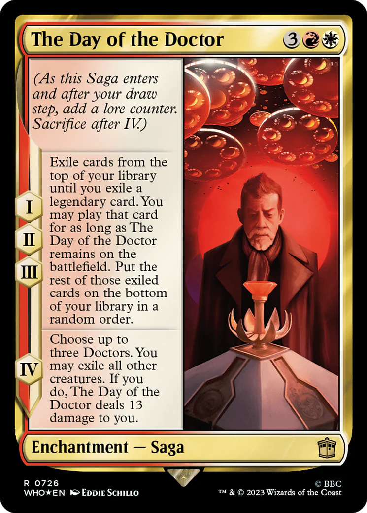 FOIL The Day of the Doctor (Surge Foil) (WHO-726) - Doctor Who - Magic The Gathering