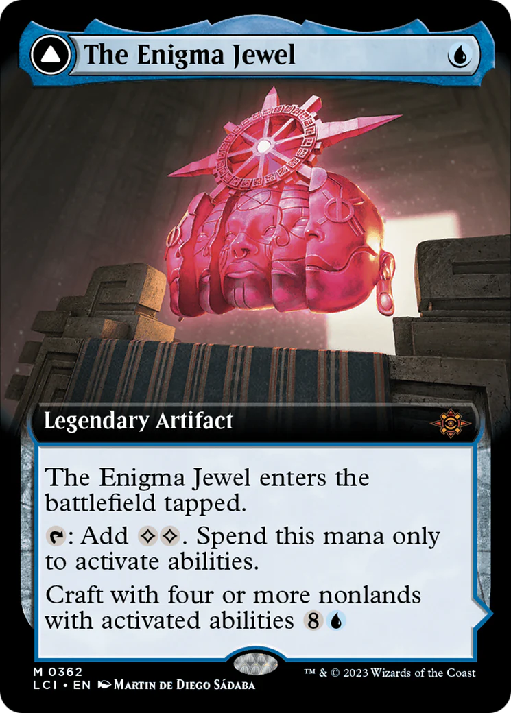 FOIL The Enigma Jewel (Extended Art) (LCI-362) - The Lost Caverns of Ixalan - Magic The Gathering