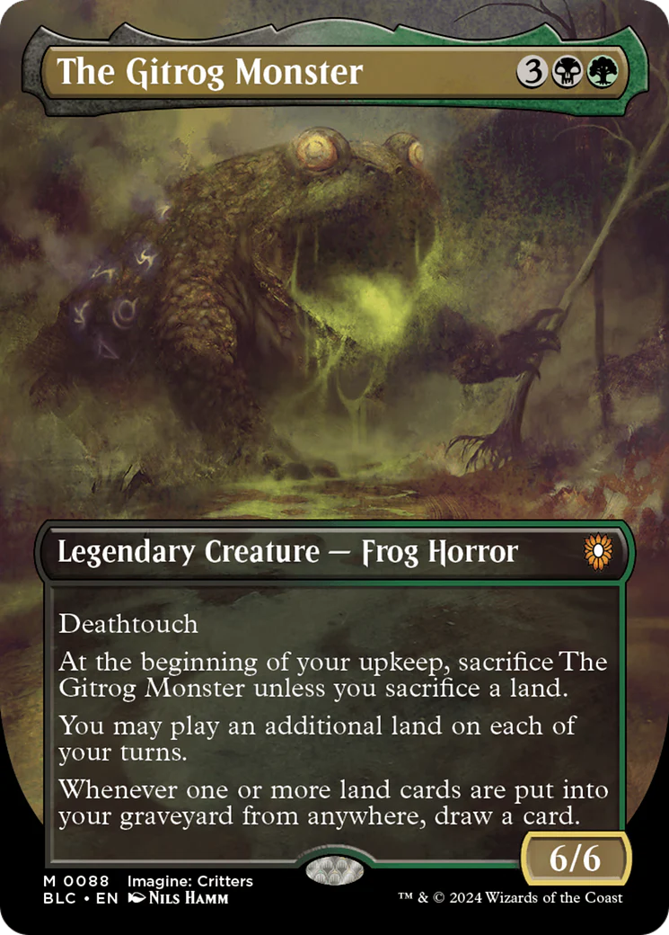 The Gitrog Monster (BLC-088) - Bloomburrow Commander - Magic The Gathering