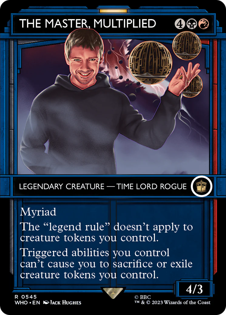 The Master, Multiplied (Showcase) (WHO-545) - Doctor Who - Magic The Gathering