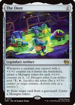 The Ooze (TMT-177) - Teenage Mutant Ninja Turtles - Magic The Gathering