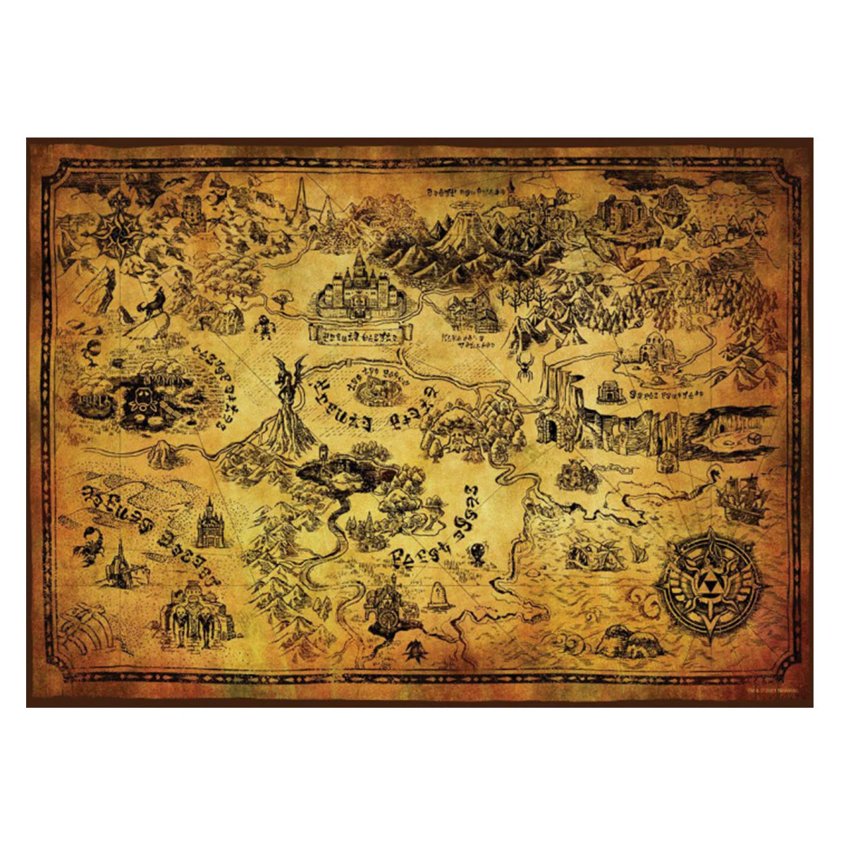The OP The Legend of Zelda Hyrule Map Puzzle 1000 pieces - Image 2