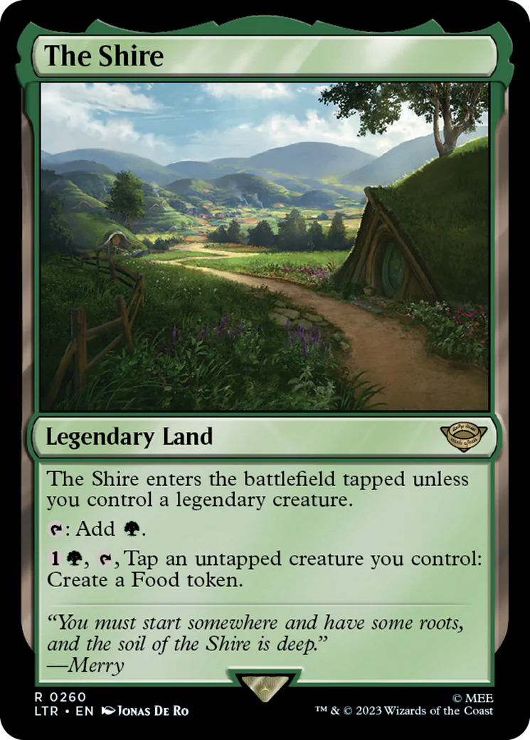 The Shire (LTR-260) - The Lord of the Rings: Tales of Middle-earth - Magic The Gathering