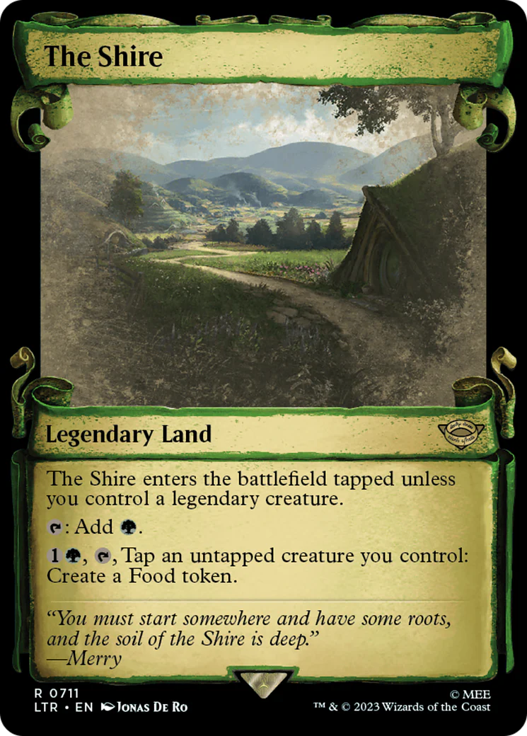 The Shire (Showcase Scrolls) (LTR-711) - The Lord of the Rings: Tales of Middle-earth - Magic The Gathering