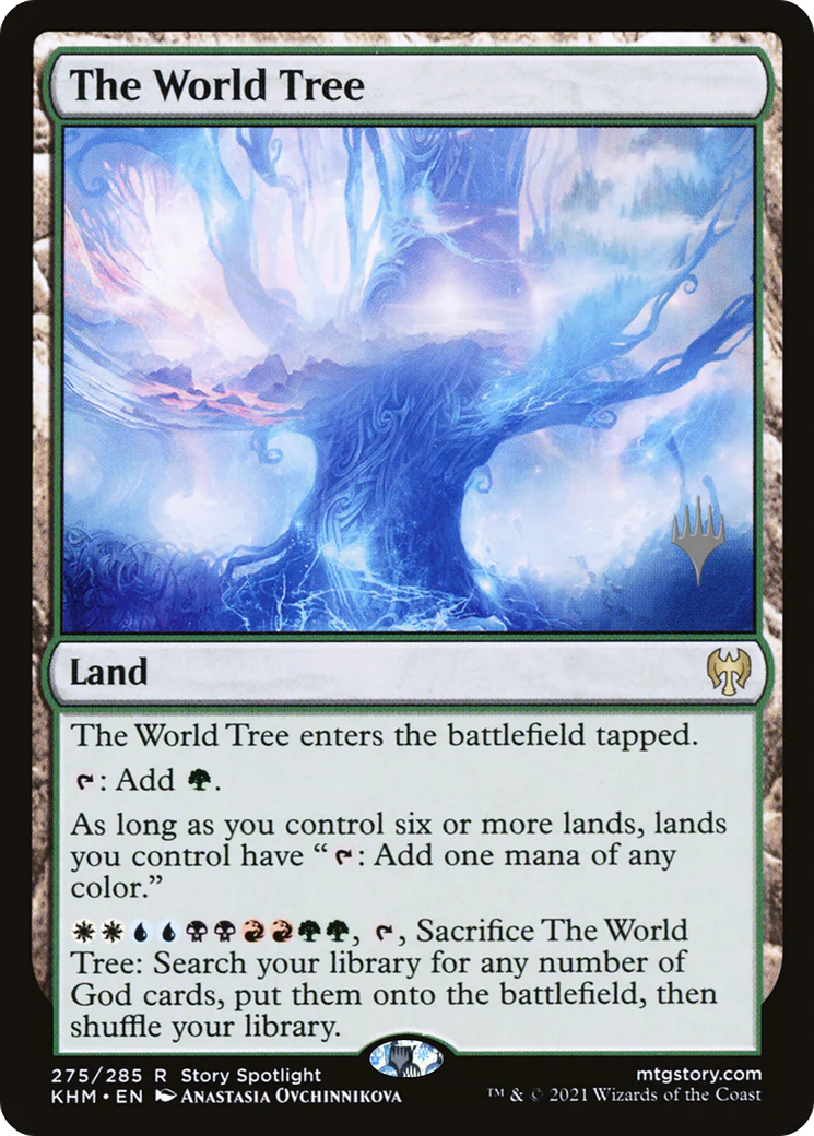 FOIL The World Tree (PPKHM-275P) - Kaldheim Promos - Magic The Gathering