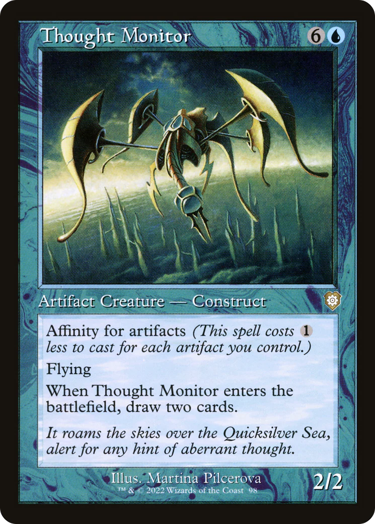 Thought Monitor (Retro Frame) (BRC-098) - The Brothers' War Commander - Magic The Gathering