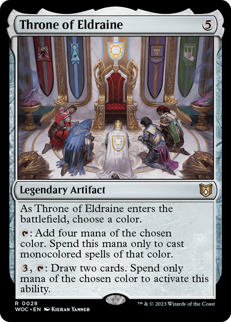Throne of Eldraine (WOC-028) - Wilds of Eldraine Commander - Magic The Gathering