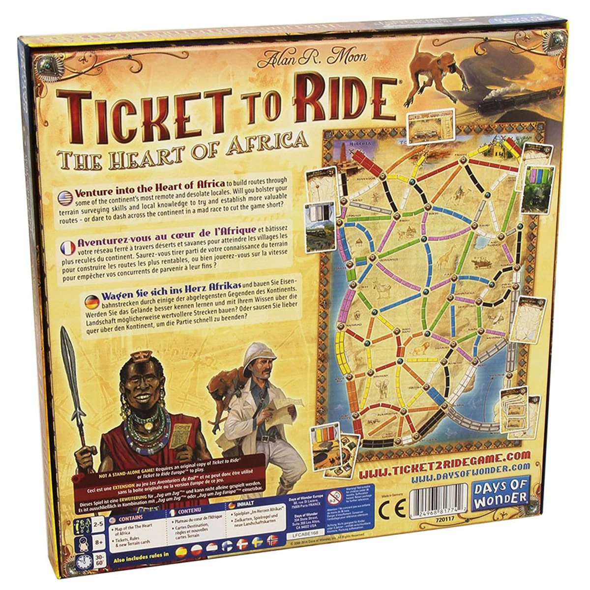 Ticket to Ride Heart of Africa Expansion - Image 2