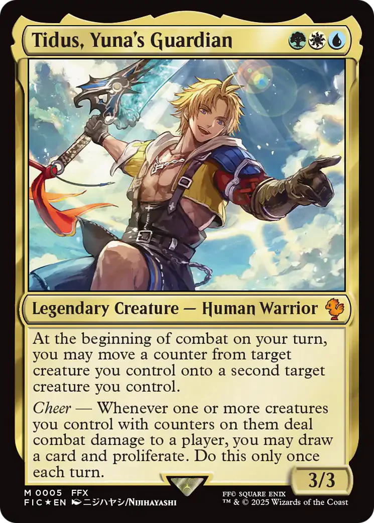 Tidus, Yuna's Guardian (FIC-005) - Commander: FINAL FANTASY - Magic The Gathering