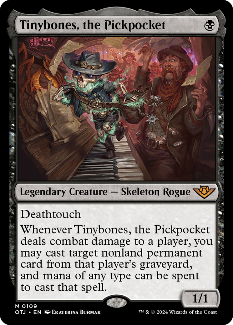 Tinybones, the Pickpocket (OTJ-109) - Outlaws of Thunder Junction - Magic The Gathering