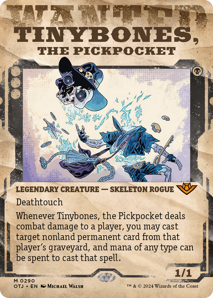 FOIL Tinybones, the Pickpocket (Showcase) (OTJ-290) - Outlaws of Thunder Junction - Magic The Gathering