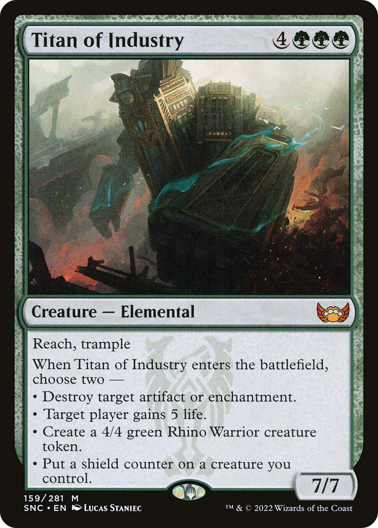 FOIL Titan of Industry (SNC-159) - Streets of New Capenna - Magic The Gathering