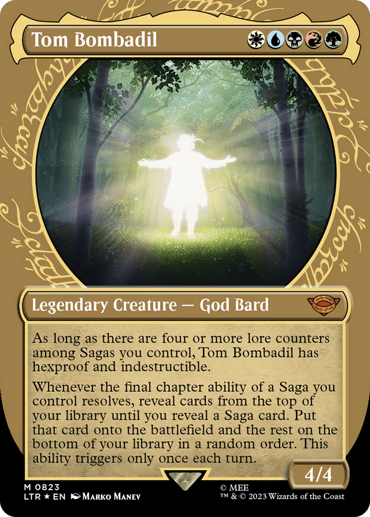 FOIL Tom Bombadil (Showcase) (Surge Foil) (LTR-823) - The Lord of the Rings: Tales of Middle-earth - Magic The Gathering