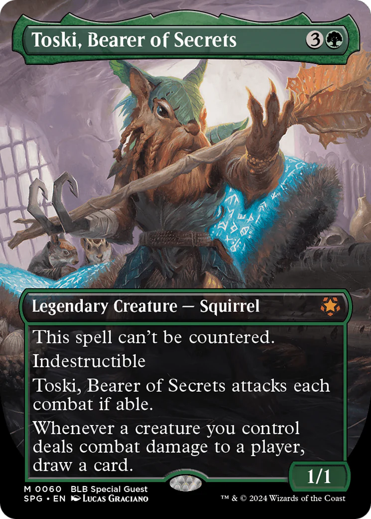 FOIL Toski, Bearer of Secrets (SPG-060) - Special Guests - Magic The Gathering