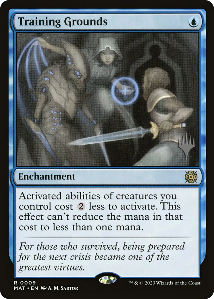 Training Grounds (PPMKM-09P) - March of the Machine: The Aftermath Promos - Magic The Gathering