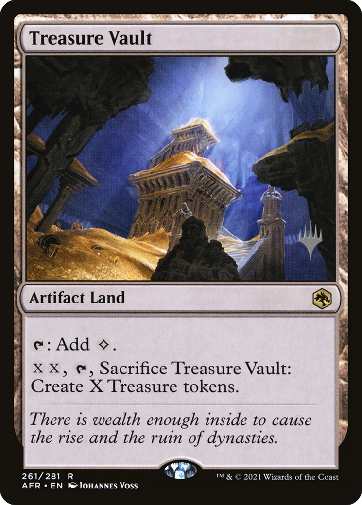 Treasure Vault (PPAFR-261P) - Adventures in the Forgotten Realms Promos - Magic The Gathering