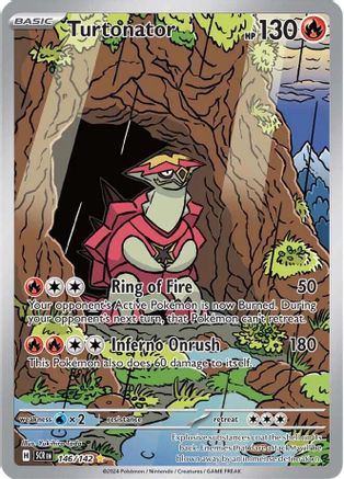 Turtonator 146 - Pokemon SV07 Stellar Crown Holofoil