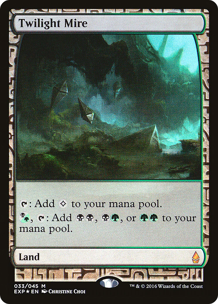 FOIL Twilight Mire (EXP-033) - Zendikar Expeditions - Magic The Gathering