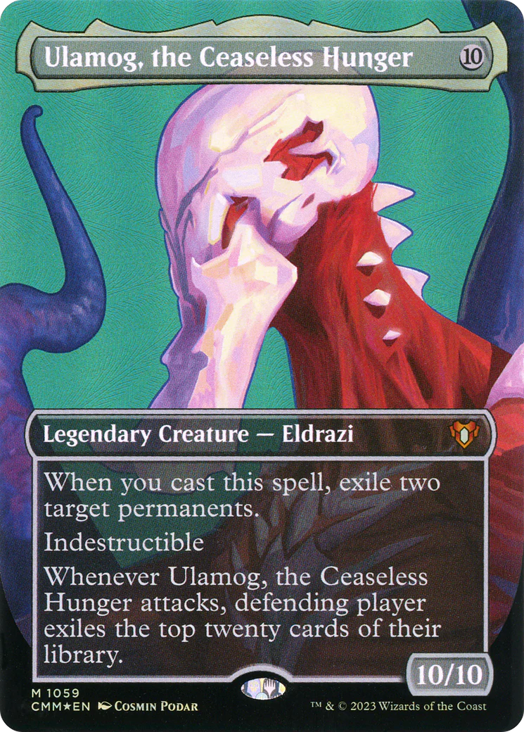 FOIL Ulamog, the Ceaseless Hunger (Textured Foil) (CMM-1059) - Commander Masters - Magic The Gathering