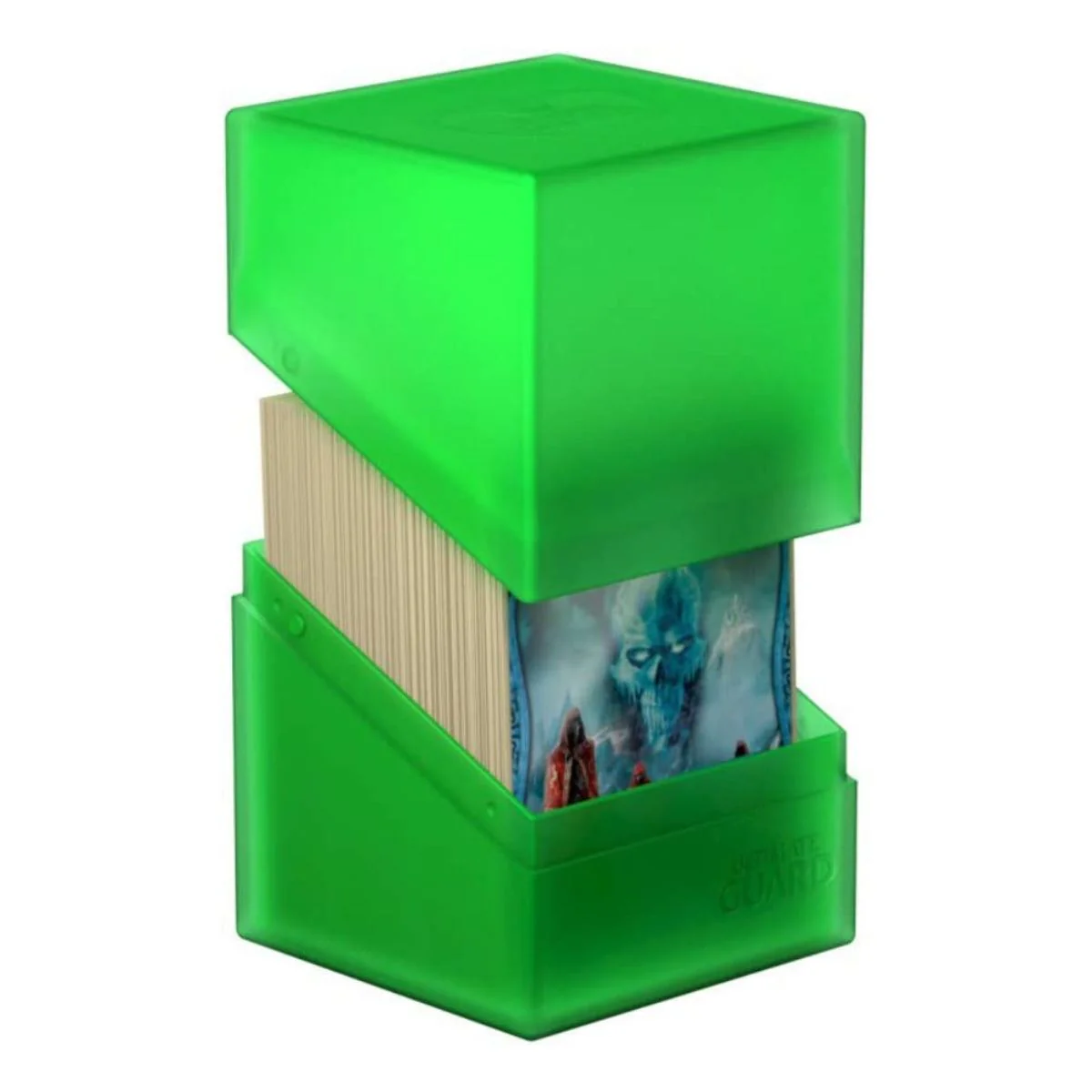 Ultimate Guard Boulder Deck Case 100+ Standard Size Emerald Deck Box - Image 3