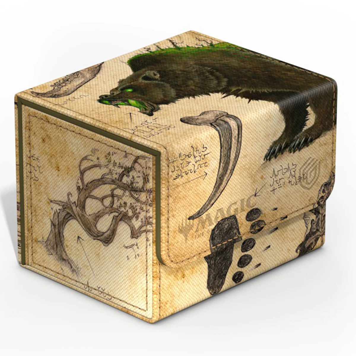 Ultimate Guard Sidewinder 100+ Xenoskin Deck Box - MTG Bloomburrow - Lumra, Bellow of the Woods - Image 2