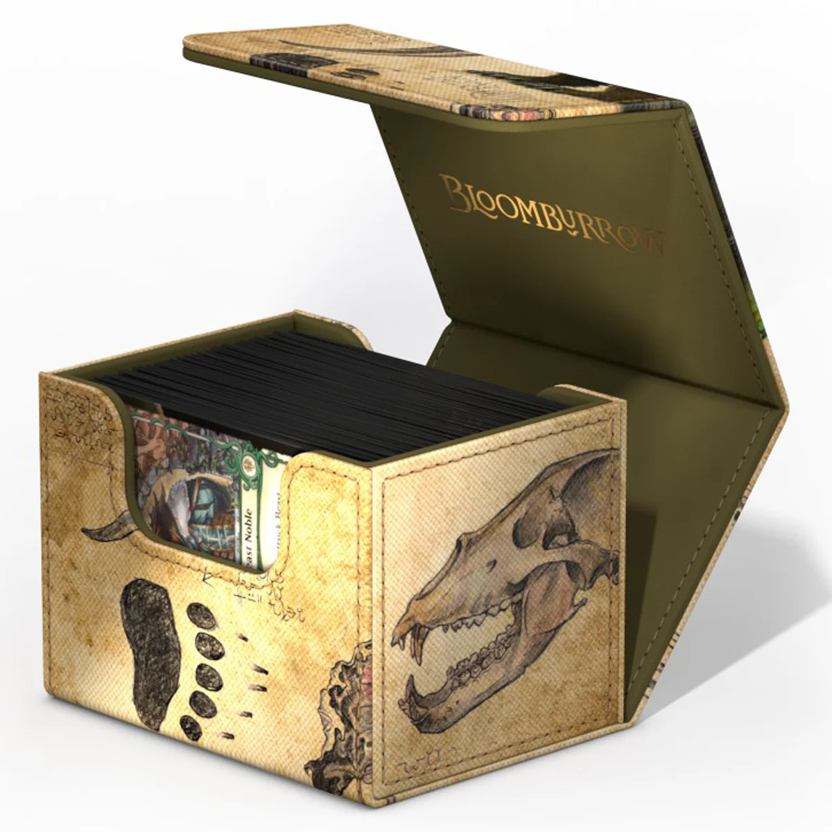 Ultimate Guard Sidewinder 100+ Xenoskin Deck Box - MTG Bloomburrow - Lumra, Bellow of the Woods - Image 4