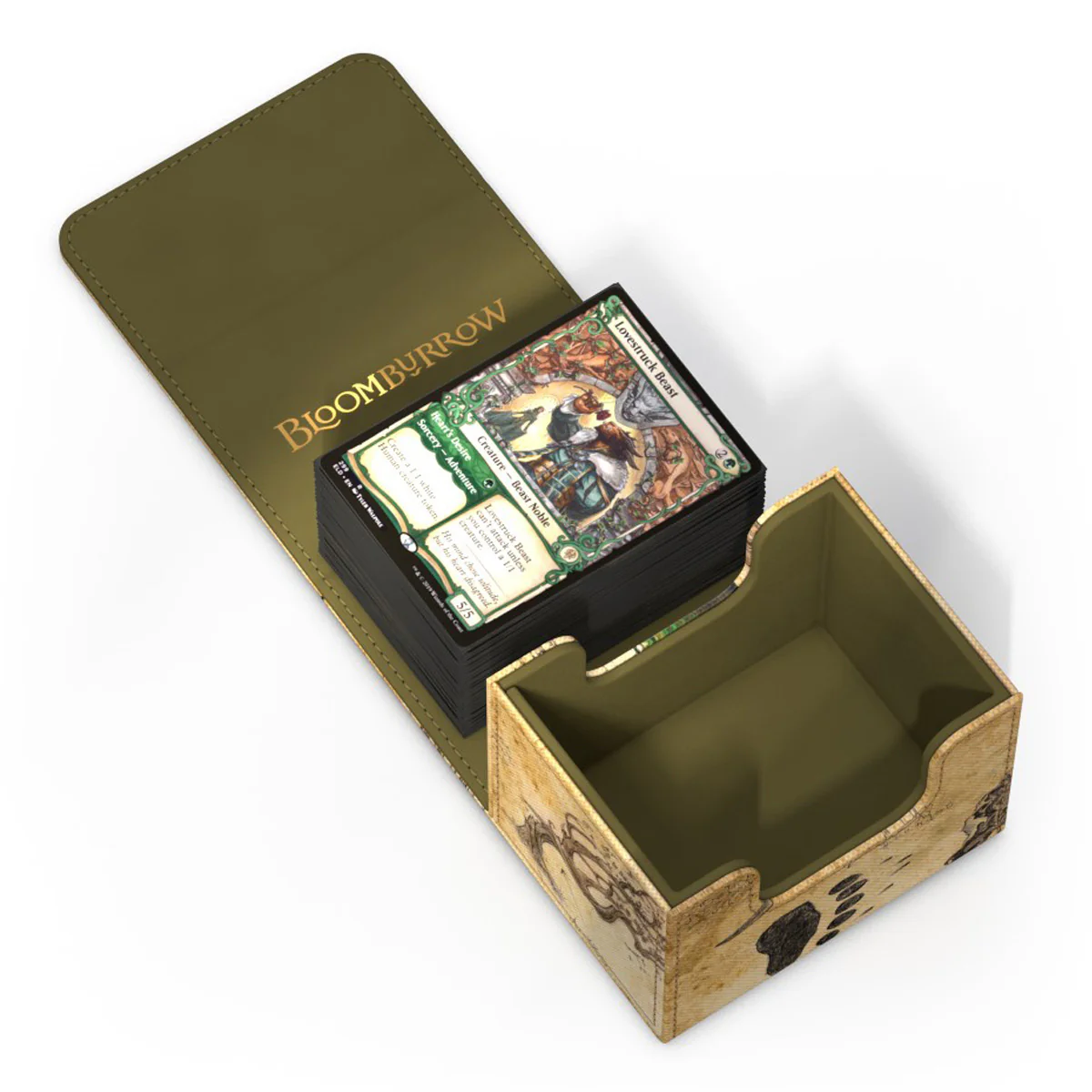 Ultimate Guard Sidewinder 100+ Xenoskin Deck Box - MTG Bloomburrow - Lumra, Bellow of the Woods - Image 5