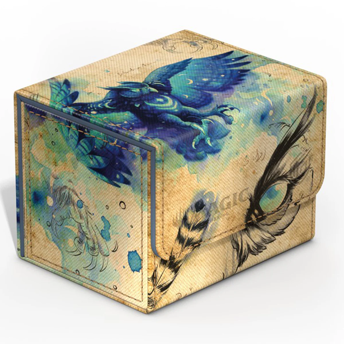 Ultimate Guard Sidewinder 100+ Xenoskin Deck Box - MTG Bloomburrow - Maha, Its Feathers Night - Image 2