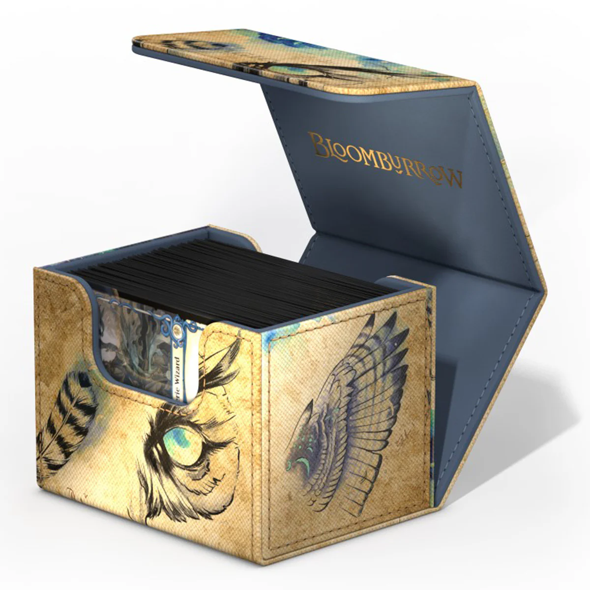 Ultimate Guard Sidewinder 100+ Xenoskin Deck Box - MTG Bloomburrow - Maha, Its Feathers Night - Image 4