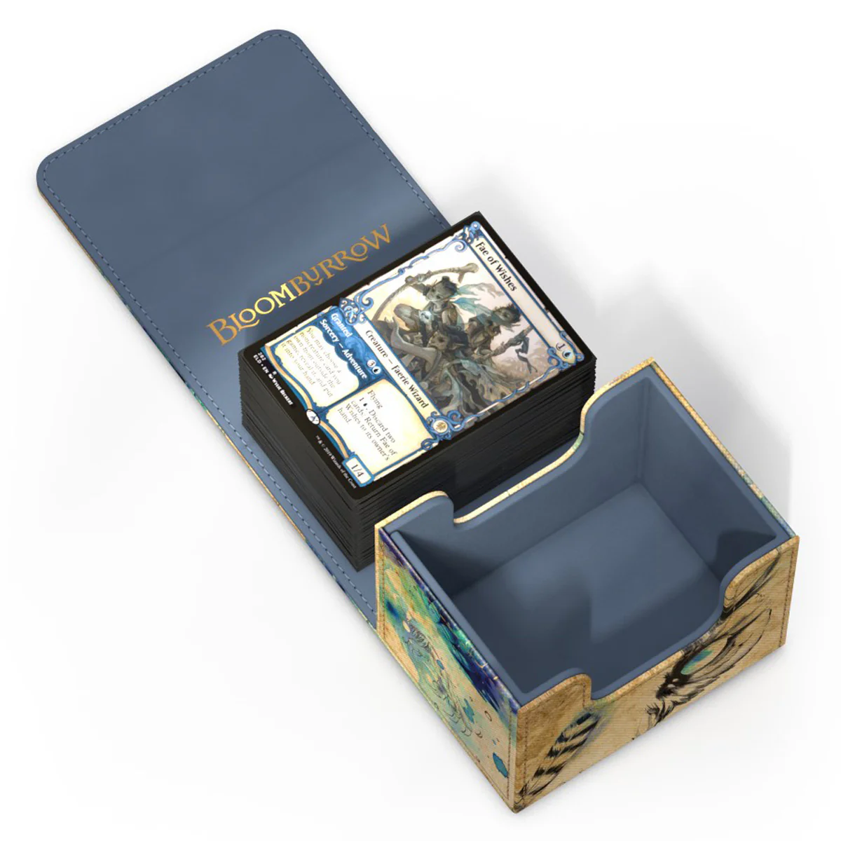 Ultimate Guard Sidewinder 100+ Xenoskin Deck Box - MTG Bloomburrow - Maha, Its Feathers Night - Image 5