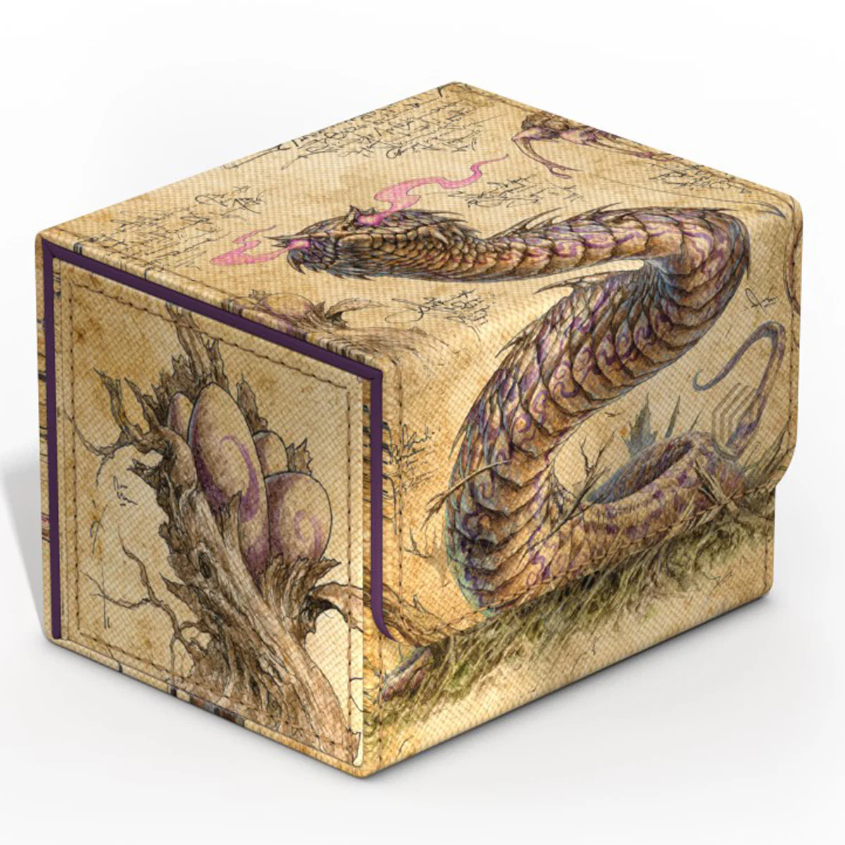 Ultimate Guard Sidewinder 100+ Xenoskin Deck Box - MTG Bloomburrow - Rottenmouth Viper - Image 2