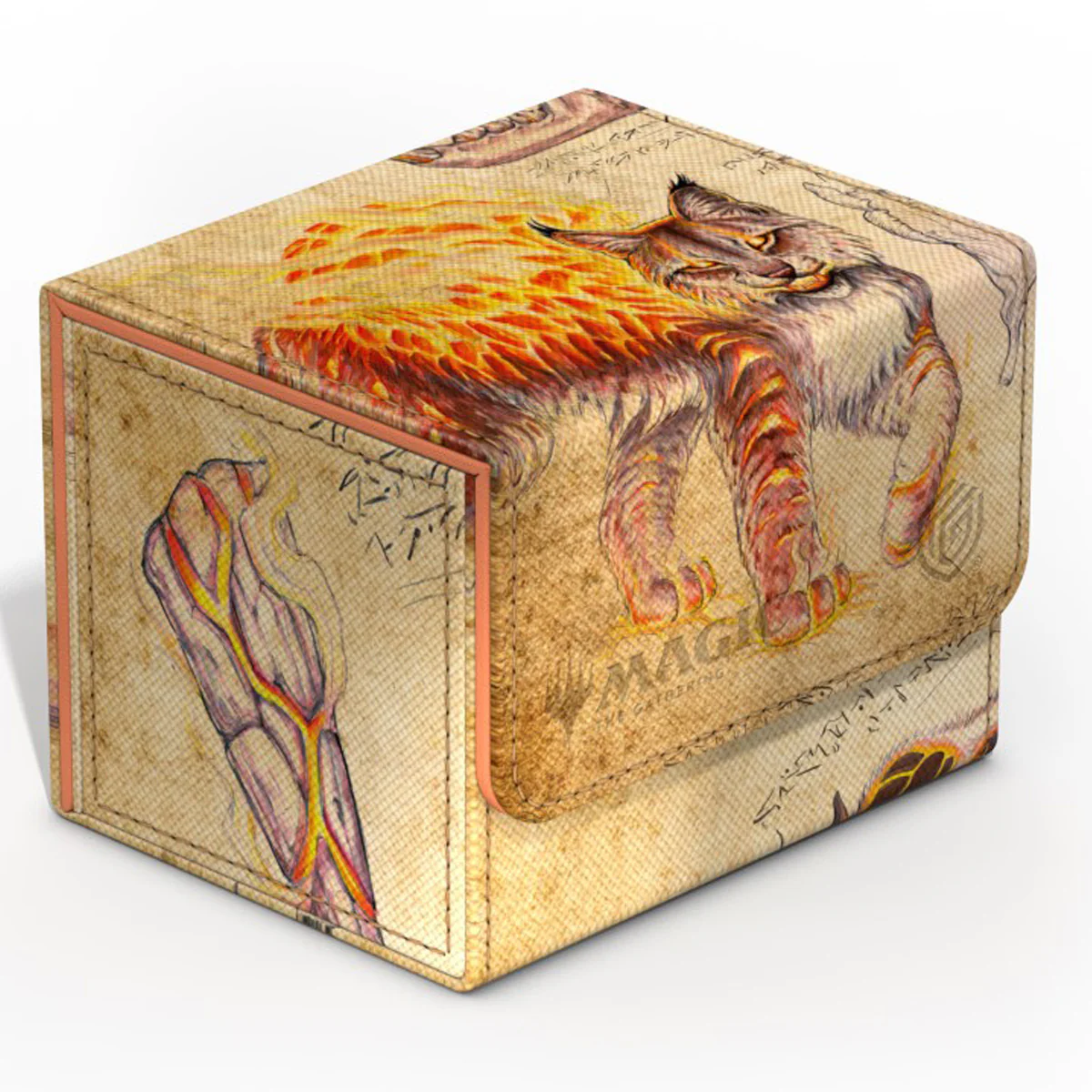 Ultimate Guard Sidewinder 100+ Xenoskin Deck Box - MTG Bloomburrow - Sunspine Lynx - Image 2