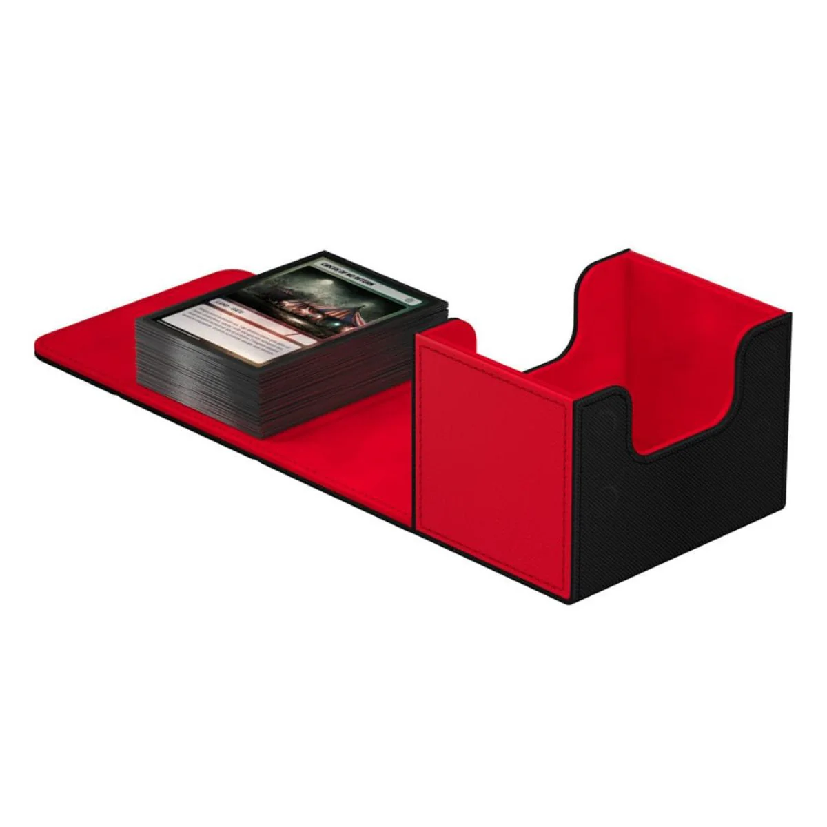 Ultimate Guard Synergy Sidewinder 100+ Black/Red Deck Box - Image 2